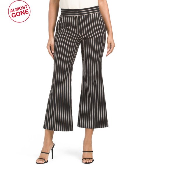 PIAZZA SEMPIONE Black/White Made In Italy Trousers